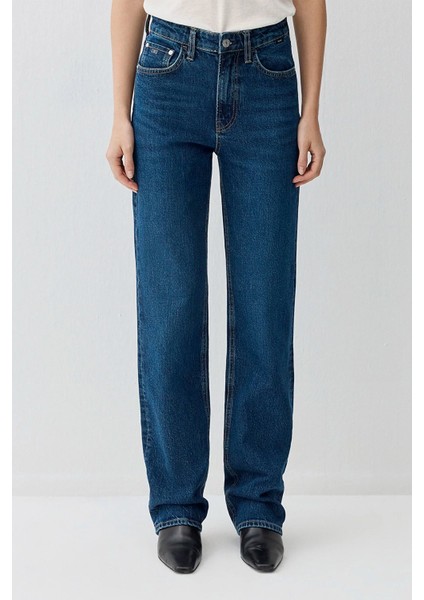 Kadın Sky Classic Denim Koyu Mavi Jean Pantolon 1010627-90531 modelleri