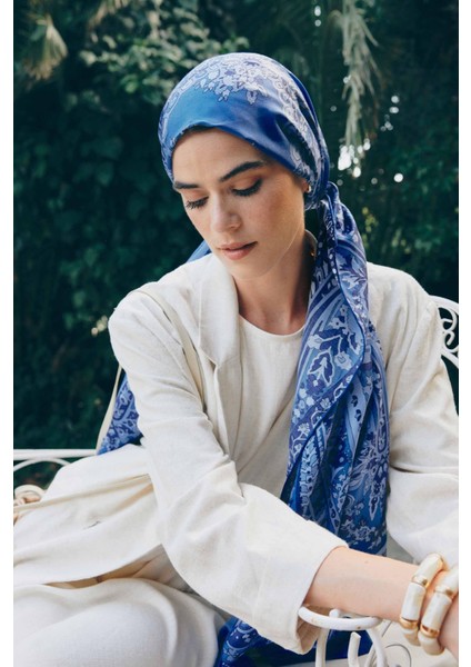 Night Indigo Comfy Ipek Şal