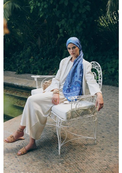 Night Indigo Comfy Ipek Şal fiyatları