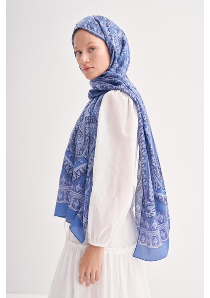 Night Indigo Comfy Ipek Şal
