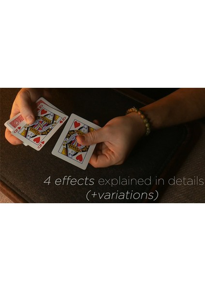 4 Köşe Indeksli Kırmızı (Hile Kartları ve Online Eğitim) Oyun Kartı modelleri