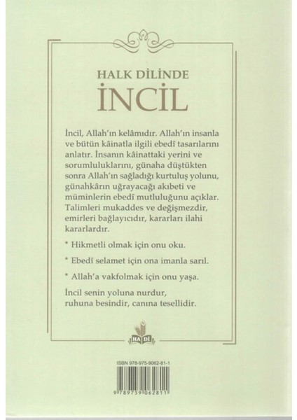Halk Dilinde Incil fiyatları