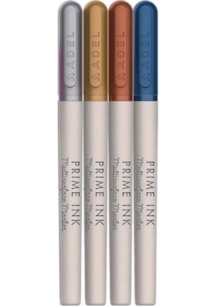 Prime Ink Multisurface Metalik Marker 4 Lü fiyatları