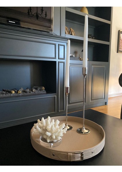 Tokalı Vizon Deri Tepsi fırsatları