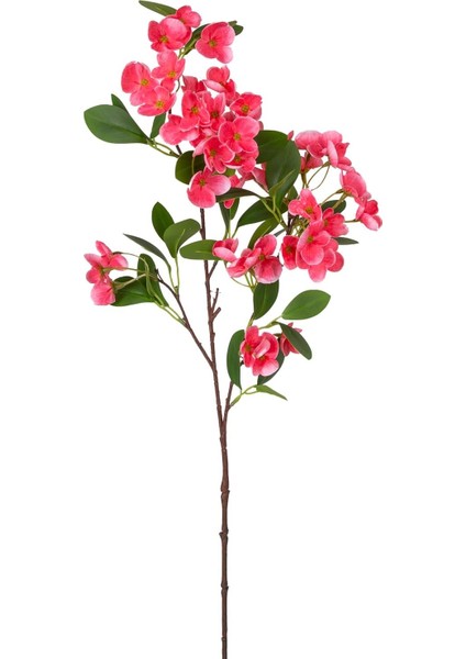 Yapay Islak Dokulu Sütleğen Çiçek Pembe 77 Cm.