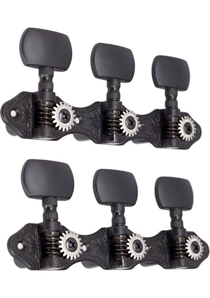 1 Pa 1:18 Siyah Klasik Gitar Akort Başlığı Klasik Gitar Veya Flamenko Gitar Için Akort Burguları Siyah fiyatları