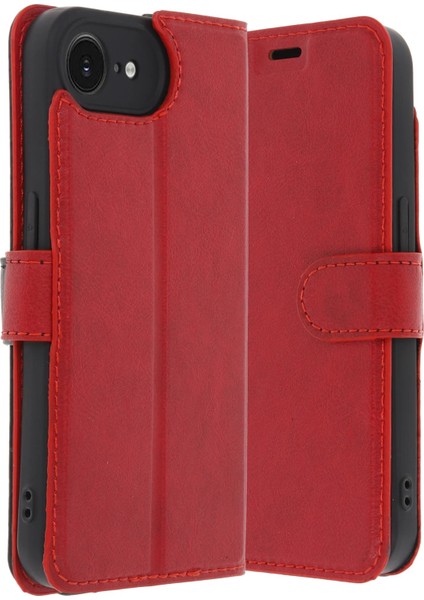 iPhone 16E Kılıf Trend S Plus Kapaklı Kılıf - KIRMIZI-(5796) - N206J250-M87206 fırsatları