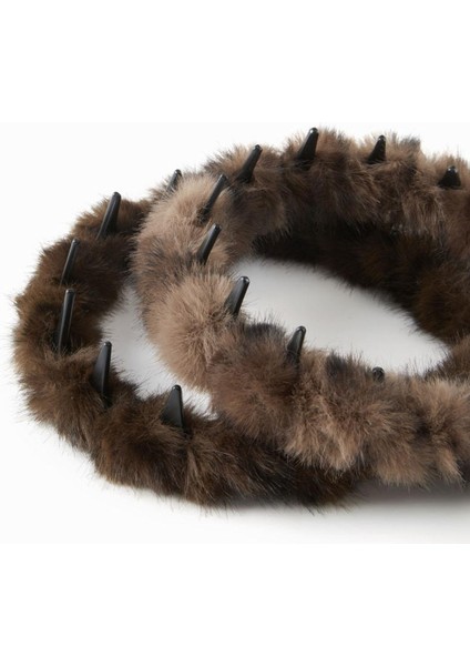 Yumuşak Kürklü Dekorlu Geçmeli Taç- 2li Paket fırsatları