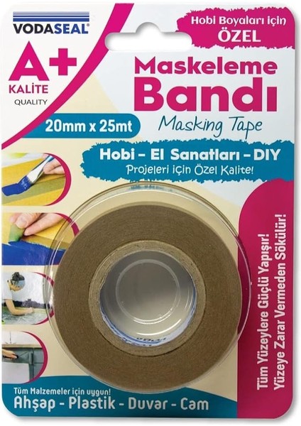 Maskeleme Bandı 20MMX25MT-A -Plus