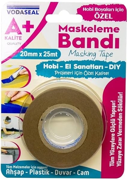 Maskeleme Bandı 20MMX25MT-A -Plus fırsatları