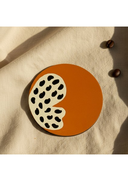 Ahşap Bardak Altlığı Seti Kelebek Desenli 4 Adet fiyatları