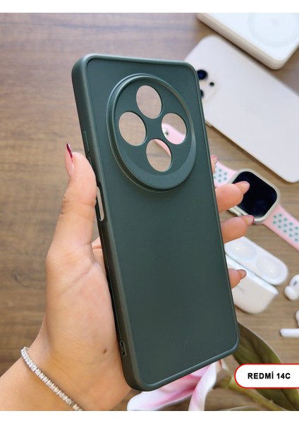 Redmi 14C Uyumlu Kamera Korumalı Darbeye Dayanıklı Renk Atmayan Keep Silikon Kılıf