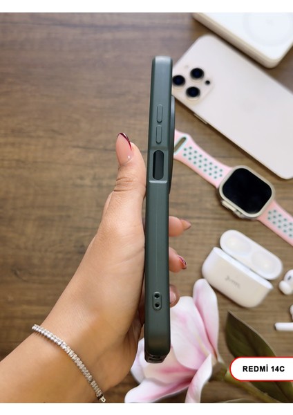 Redmi 14C Uyumlu Kamera Korumalı Darbeye Dayanıklı Renk Atmayan Keep Silikon Kılıf modelleri