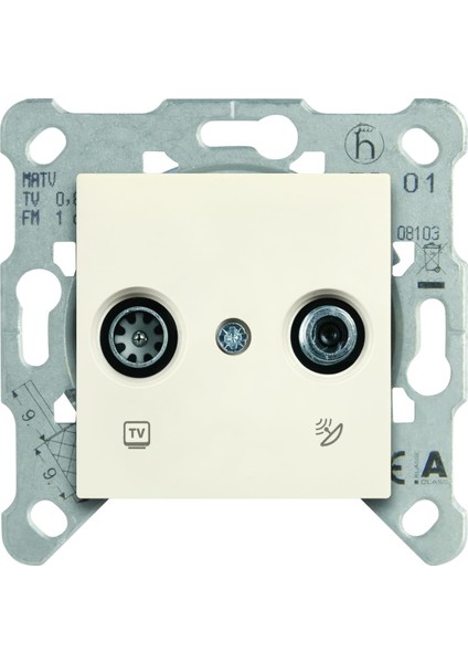 Karre/meridian Krem Tv Sat Sonlu Mekanizma ve Düğme/kapak