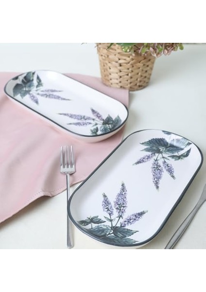 Çiçek Bahçesi Noyan Kayık Tabak 28 cm 2 Adet 18939 fiyatları