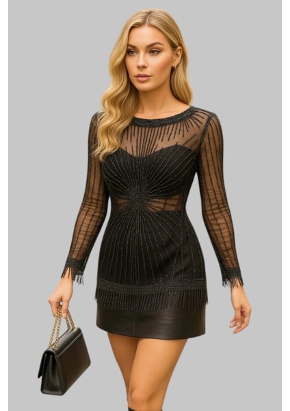 Blaire Ithal Tül Payet Işlemeli Tasarım Bluz W 2026