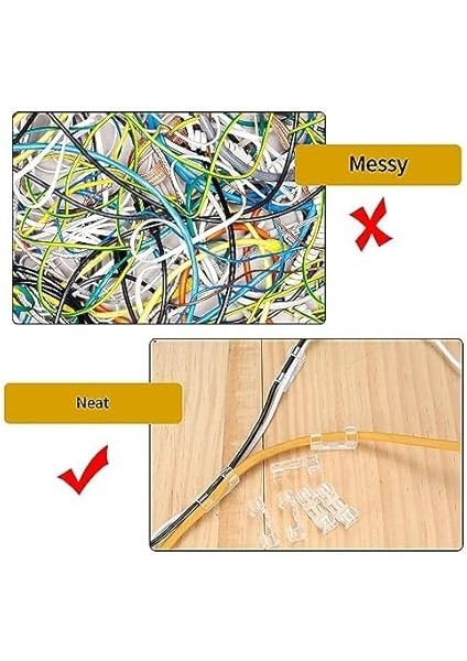 Kablo Sabitleyici ve Düzenleyici Klips 20 Adet, Yapışkanlı Kablo Tutucu Klips, Duvar, Cam ve Fayansa Uygun Kablo Sabitleyici fiyatları