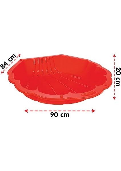 Istiridye Kum-Su Havuzu Kırmızı modelleri
