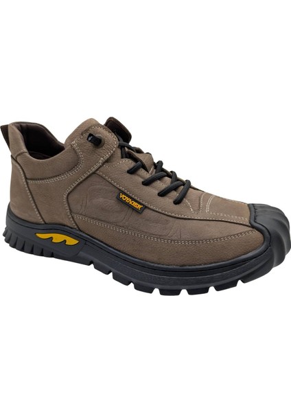 - 1040 | Erkek Hakiki Deri Spor Bot - Kum - 42