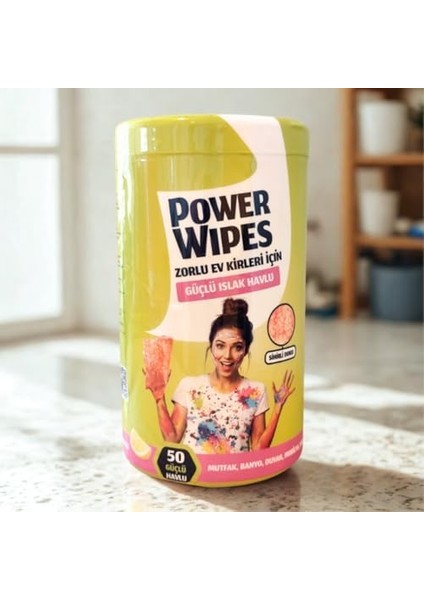 Power Wipes Zorlu Ev Kirleri Için Güçlü Islak Havlu modelleri