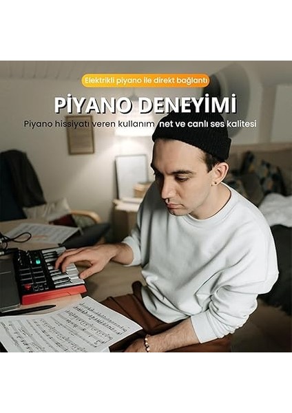 Lightning To Mıdı Usb-B iPhone iPad Uyumlu Müzik Enstrüman Kablosu fırsatları