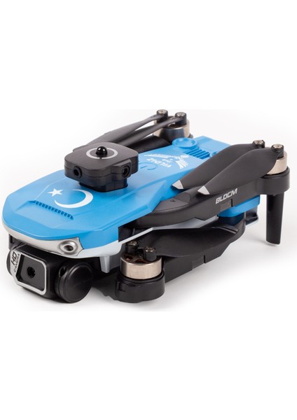 Heki Skymaster Fırçasız Motor, Çift Kameralı Engel Sensörlü Hobi Dronu (Mavi, 3 Bataryalı) fiyatları