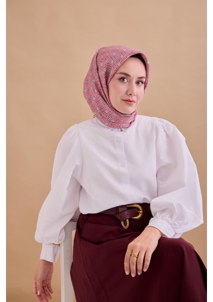 Twill Ipek Eşarp - 11479-06 Pembe fiyatları