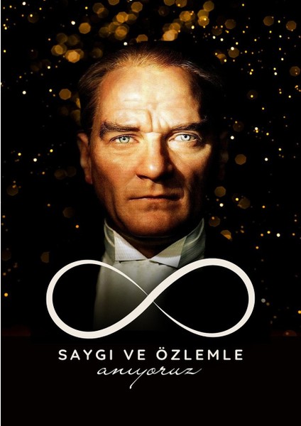 10 Kasım Atatürk'ü Anma Günü Okul Etkinlik Kumaş Pano 150X200 cm