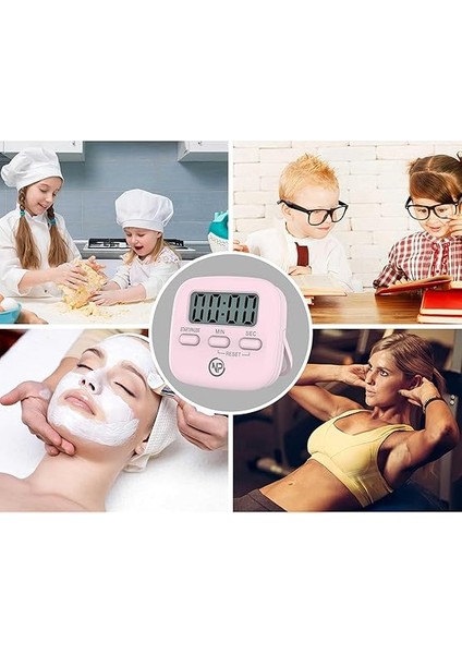 NPT05P Mutfak,ders,yemek Için 99:59DK Dijital Alarm Kronometre,pomodoro Öğrenci Motivasyon Saati indirimleri