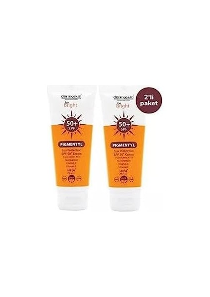 Dermoskin Be Bright Pigmentyl Spf 50+ Krem 75 ml - 2&apos;li modelleri