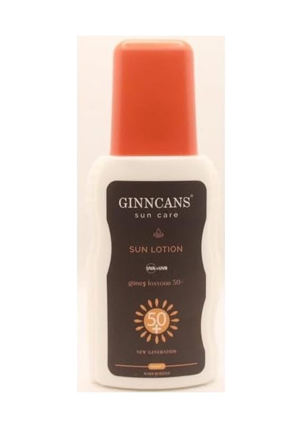Cosmetıc & Cosmetıcs By Gınncans Sun Güneş Koruyucu Krem Spf+50++ Uva+Uvb Koruyucu Losyon Hassas Ciltler Için 150ML