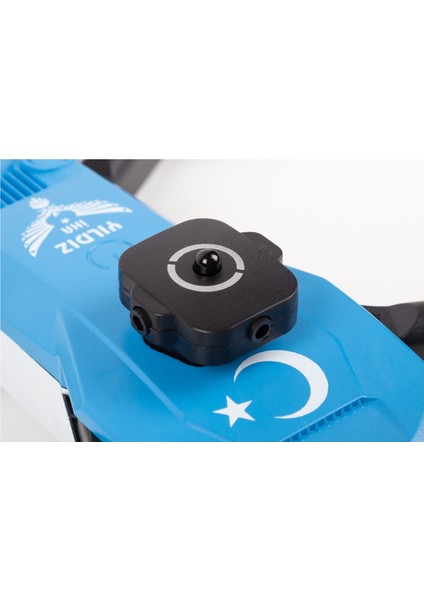 Heki Skymaster Fırçasız Motor, Çift Kameralı Engel Sensörlü Hobi Dronu (Mavi, 3 Bataryalı)