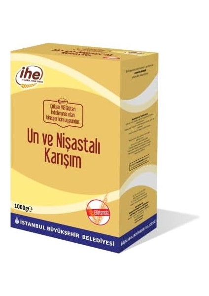 Istanbul Halk Ekmek Un ve Nişastalı Karışım 1000GR