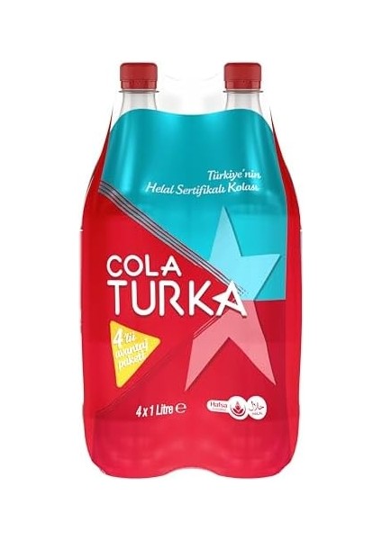 Cola Turka 1 Lt x 4