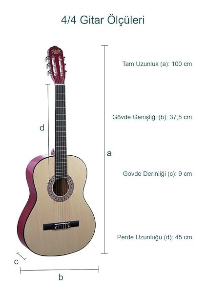 CG-390NT-XBAG Klasik Gitar 4/4 Sap Ayarlı Kesik Kasa (Çanta Tuner Askı Capo Metod Pena) modelleri