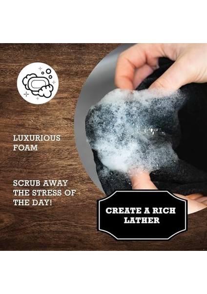 The Rustic Man Evriholder Yıkama Bezleri, Siyah 3 Adet fiyatları