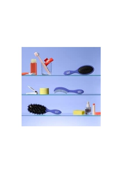 Wet Brush Tedavi Fırçası - Mor, Özel Bakım - Tüm Saç Tipleri - Spa Tedavisi Dökülmeyi ve Kırılmayı Azaltmaya Yardımcı Olur - Erkekler, Kadınlar, Erkek ve Kız Çocukları Için Ağrısız Tarak modelleri