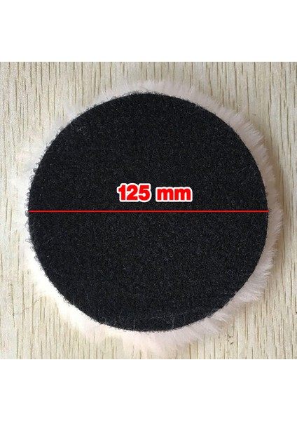 ( 3 Adet ) Koyun Postu Pedi Ø 125 mm Pasta Cila Polisaj Süngeri Cırt Tabanlı Kuzu Postu Yünü Keçesi Parlatma indirimleri