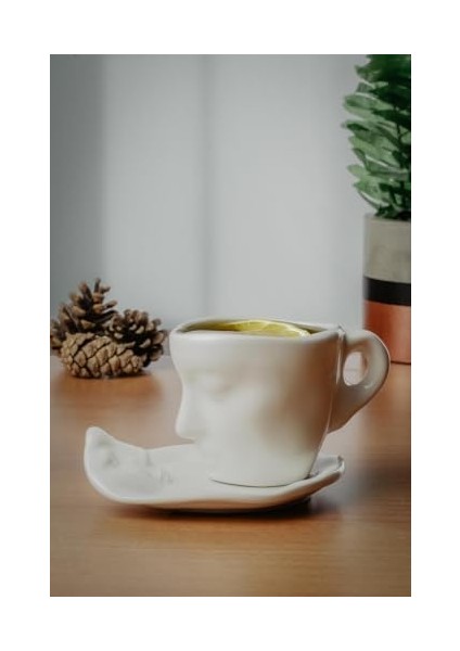 Life 260 ml Yüz Şekilli Seramik Beyaz Kupa Takımı MIT1081 fiyatları