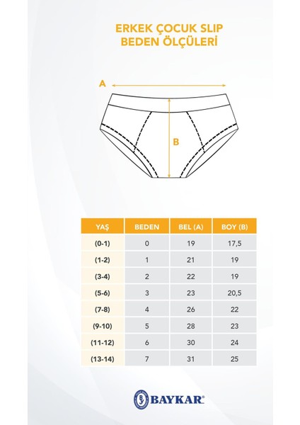 Erkek Çocuk Pamuklu Baskılı Slip Külot 3'lü Paket 3505 Renkli