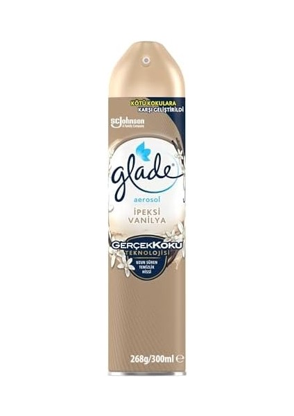 Glade Aerosol Ipeksi Vanilya 300ML/12 Tr modelleri