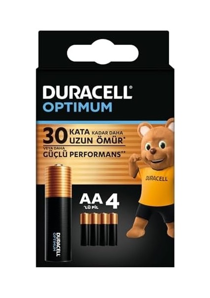 Optimum Aa Alkalin Pil (4&apos;lü Paket) 1,5V - Lr6 MX1500 fiyatları