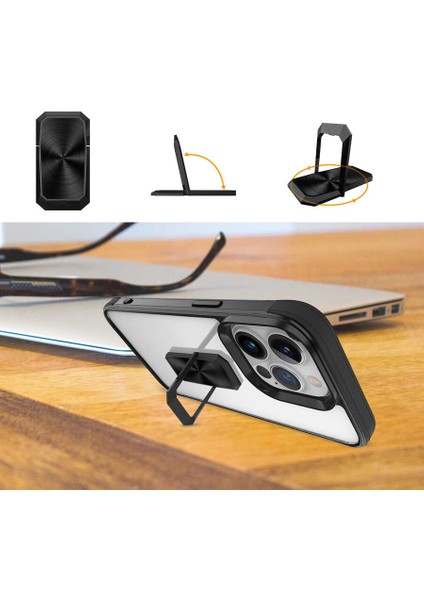 iPhone 13 Pro Uyumlu Nxxa V-Bax Kapak-Siyah fırsatları