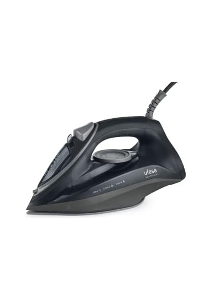 Steam Tech 2400 2400 W Buharlı Ütü, Maksimum 120 G ve 0-30 G/dk. Sürekli Buhar Püskürtme, Seramik Taban, Kireç Önleyici Ikili Sistem, Damlama Önleyici, Siyah, Amazon’a Özel fiyatları