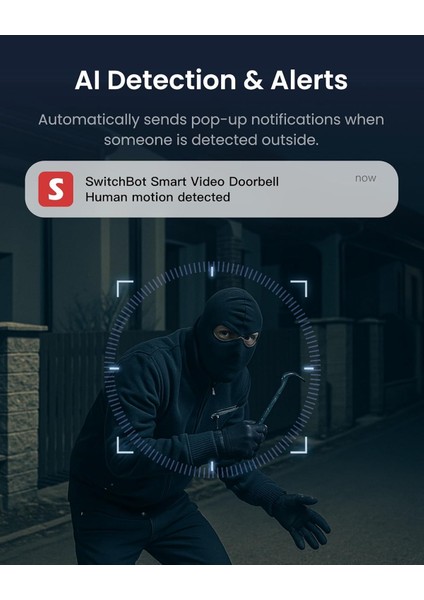 Wlan Görüntülü Kapı Zili Kamerası: 2k Hd, 4.3'' Renkli Ekran, 165° Geniş Açı ve Çift Yönlü Ses (Alexa Uyumlu) indirimleri
