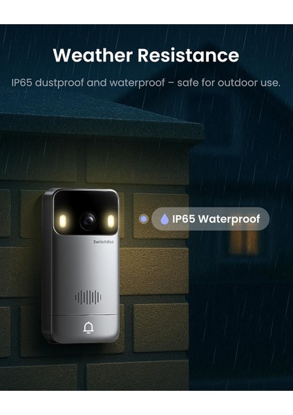 Wlan Görüntülü Kapı Zili Kamerası: 2k Hd, 4.3'' Renkli Ekran, 165° Geniş Açı ve Çift Yönlü Ses (Alexa Uyumlu)