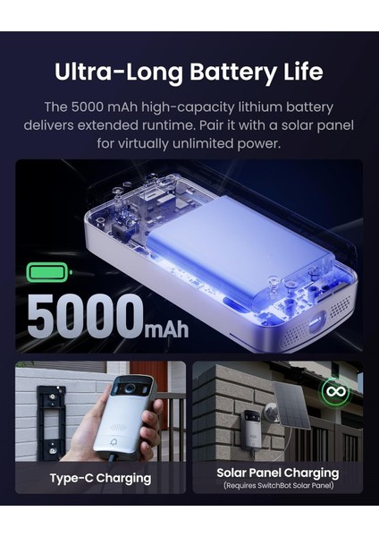 Wlan Görüntülü Kapı Zili Kamerası: 2k Hd, 4.3'' Renkli Ekran, 165° Geniş Açı ve Çift Yönlü Ses (Alexa Uyumlu)