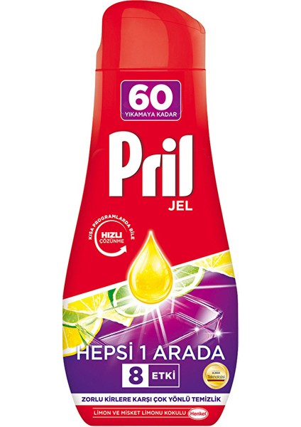 Hepsi Bir Arada Jel 60 Yıkama