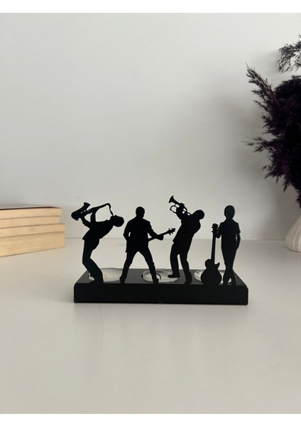 Mutlu Hayvanlar Temalı Dekoratif Metal Şamdan Mumluk fiyatları