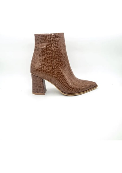 Zivara Kadın Kroko Bot Sivri Burun Modern ve Şık Tasarım fırsatları